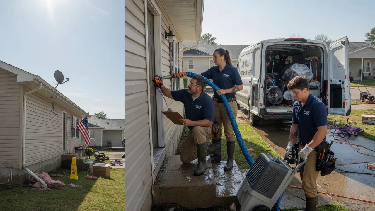 Ceiling Water Damage Restoration in Pitsburg, OH near me